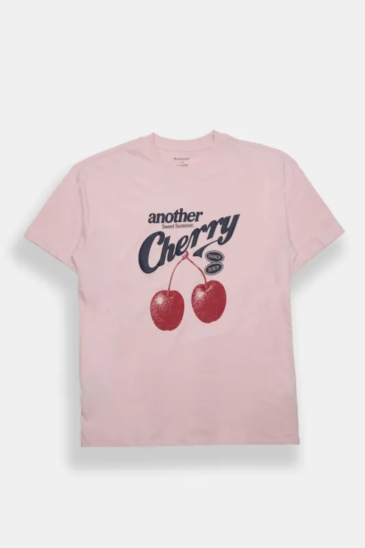 Another Sweet Summer Cherry Graphic Boyfriend Tee made by Bluenotes