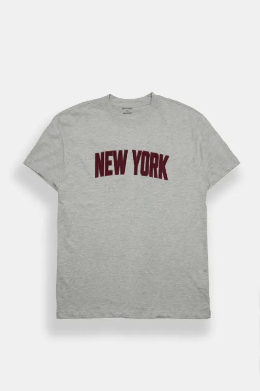 New York Graphic Boyfriend Tee made by Bluenotes