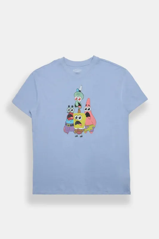 SpongeBob & Friends Graphic Boyfriend Tee made by Aeropostale
