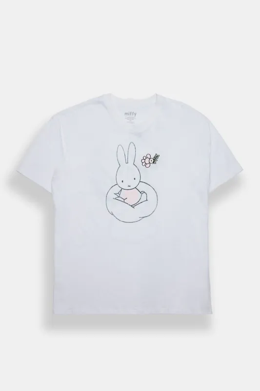 Miffy Graphic Boyfriend Tee made by Aeropostale