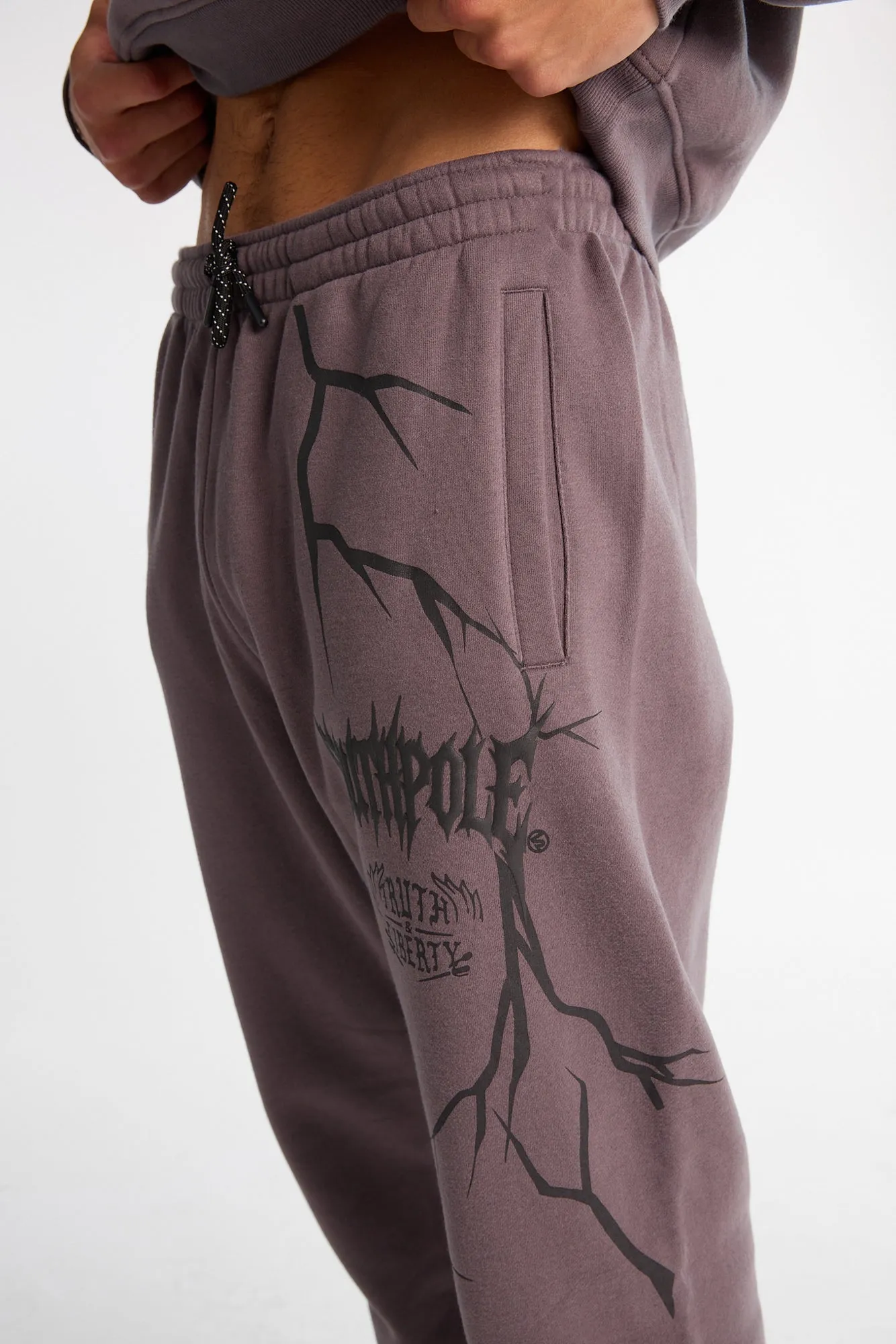 Southpole Gothic Puff Print Graphic Cinched Sweatpants sold by Bluenotes product image thumbnail 2
