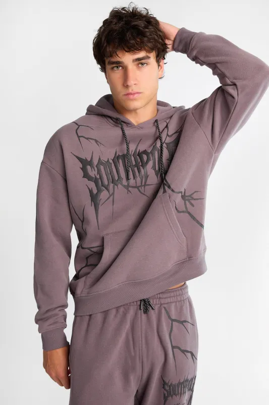 South Pole Gothic Puff Print Graphic Hoodie made by Bluenotes