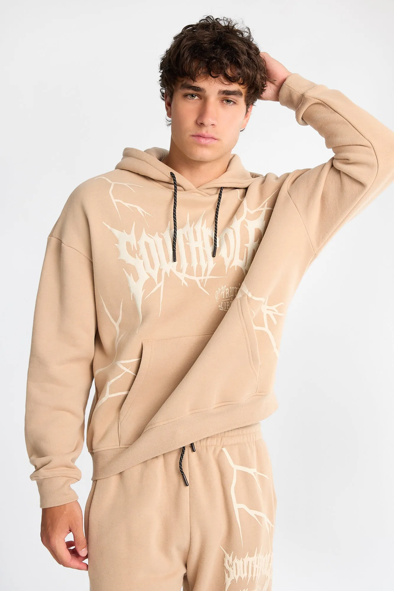 South Pole Gothic Puff Print Graphic Hoodie sold by Bluenotes product image thumbnail 5