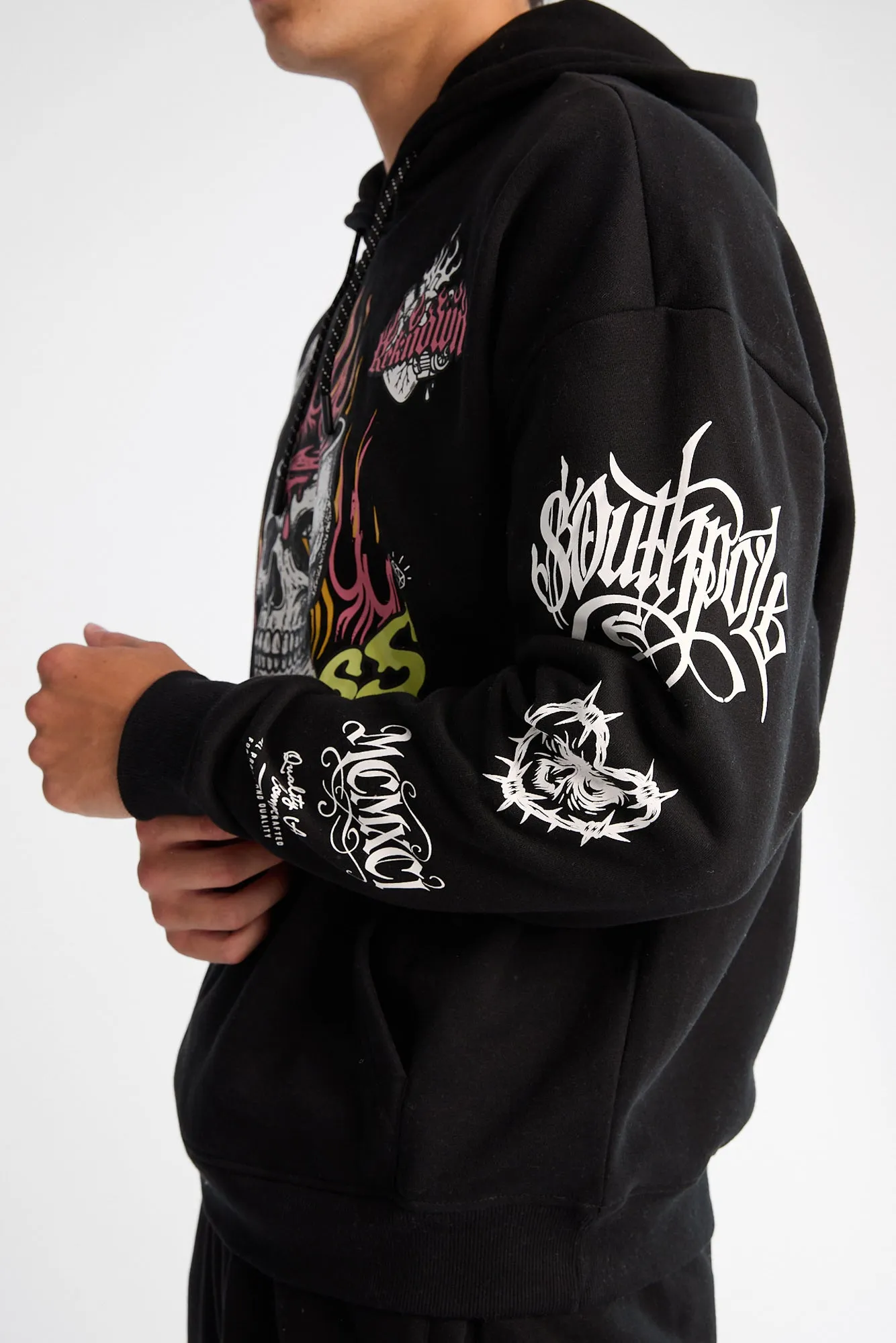 Southpole Ruthless Skull Graphic Hoodie sold by Bluenotes product image thumbnail 5