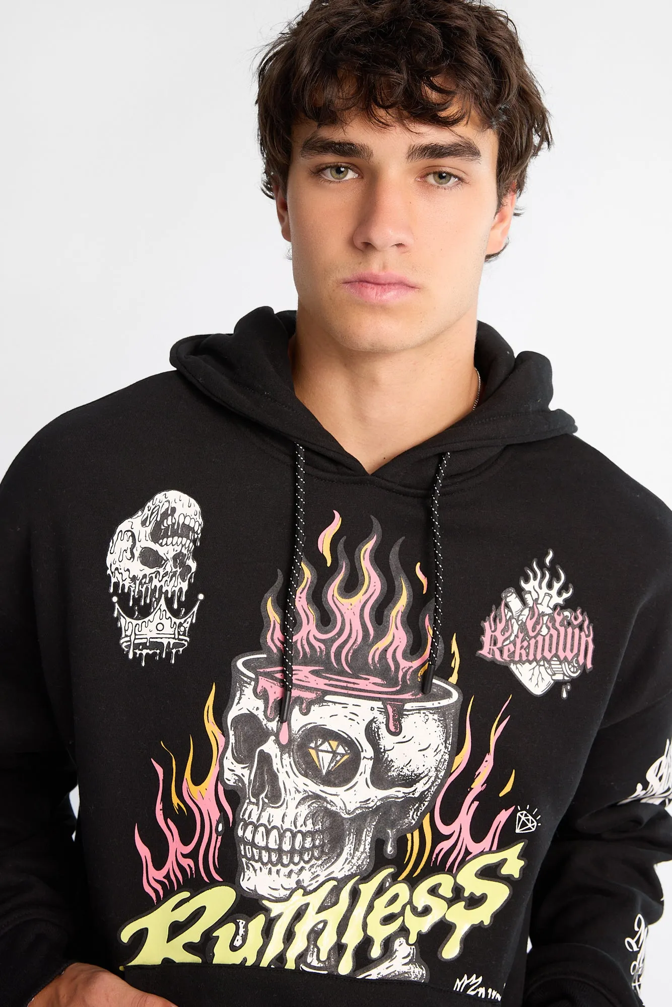 Southpole Ruthless Skull Graphic Hoodie sold by Bluenotes product image thumbnail 2