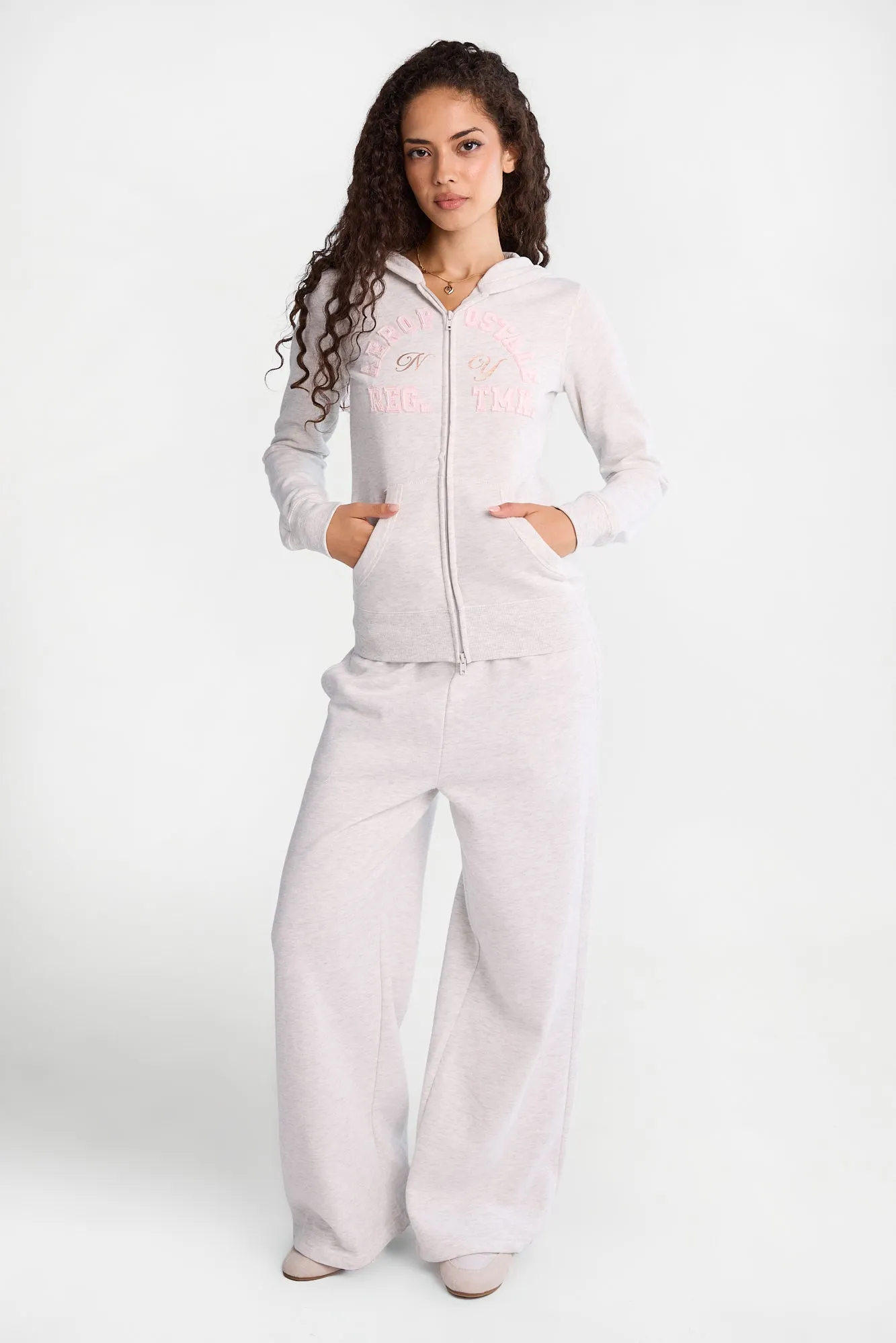 AERO Double Zip Slim Graphic Hoodie sold by Bluenotes product image thumbnail 5