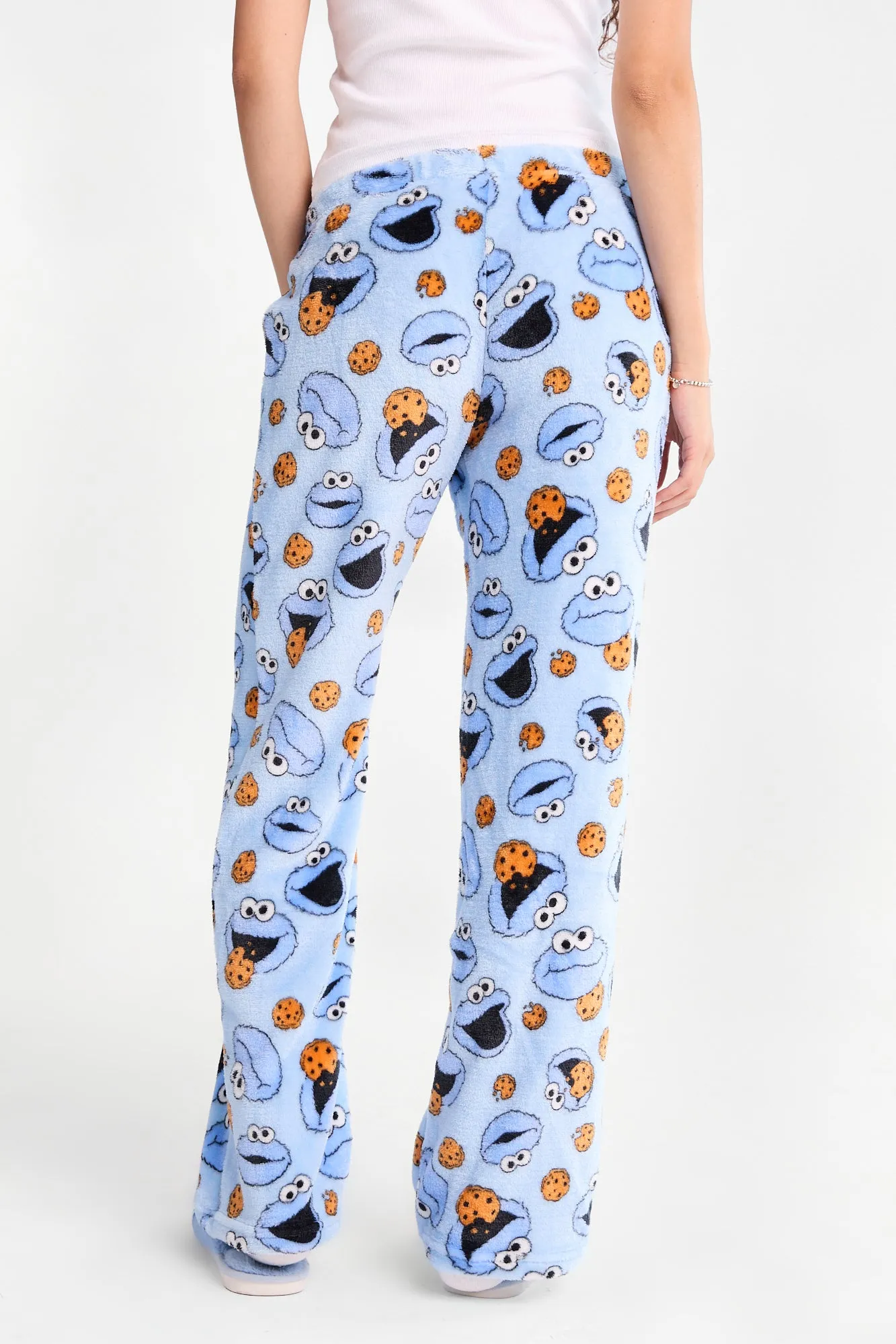 Cookie Monster Plush Pajama Pants sold by Bluenotes product image thumbnail 3