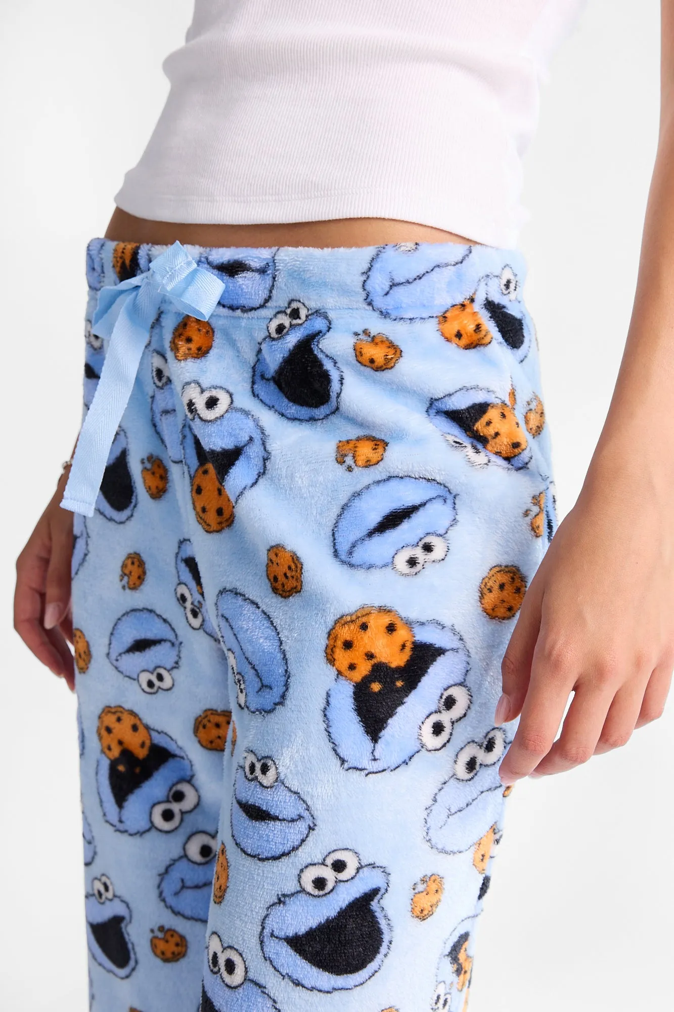 Cookie Monster Plush Pajama Pants sold by Bluenotes product image thumbnail 2