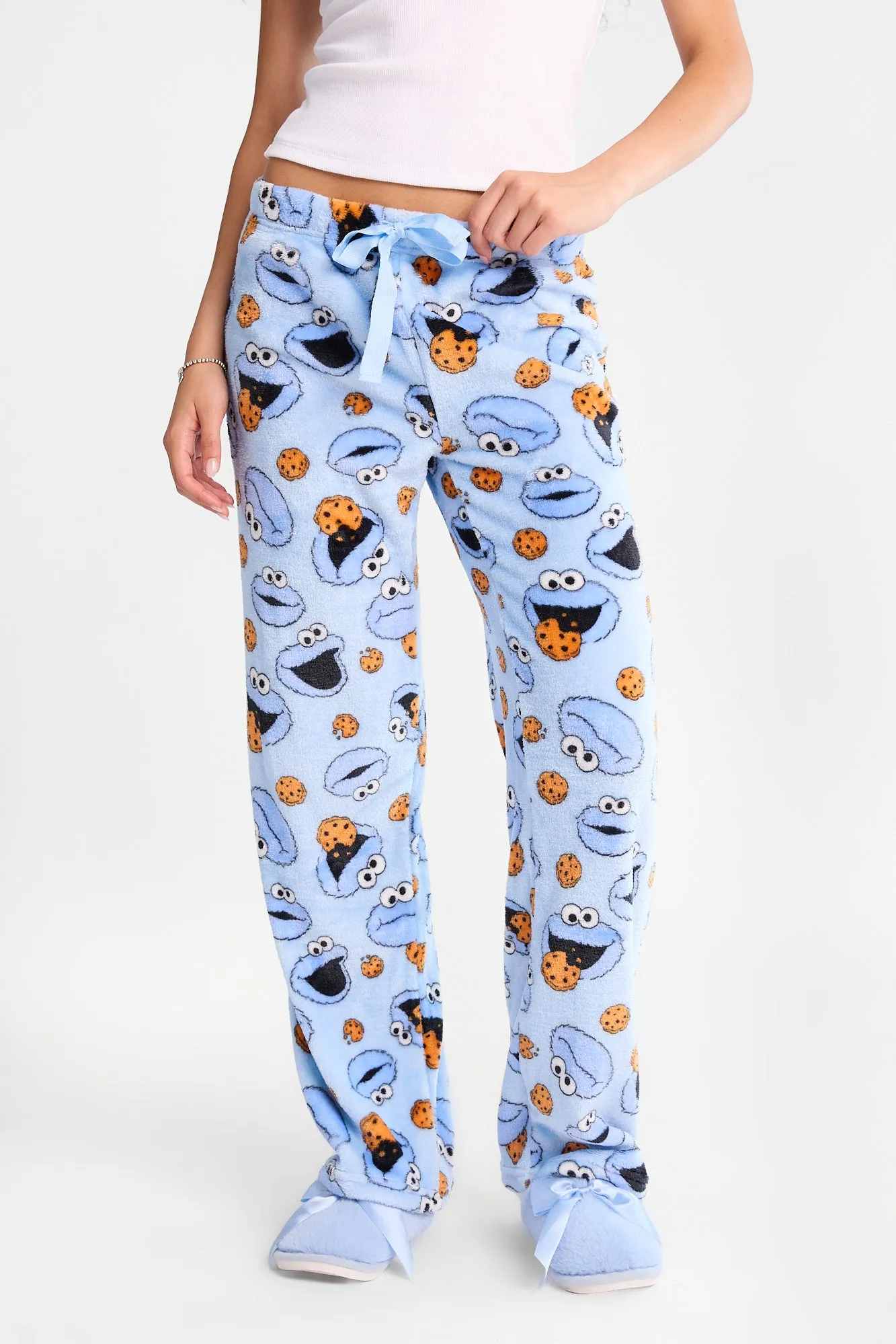 Cookie Monster Plush Pajama Pants sold by Bluenotes