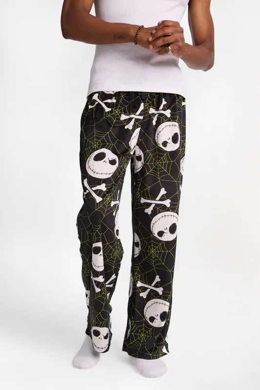 The Nightmare Before Christmas Silky Fleece Pajama Pants made by Bluenotes