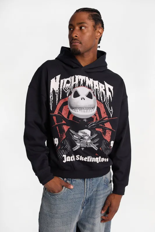 The Nightmare Before Christmas Graphic Boxy Hoodie made by Bluenotes