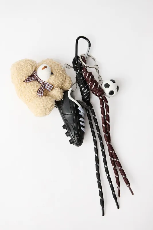 Bear Plush Keychain Bag Charm made by Bluenotes