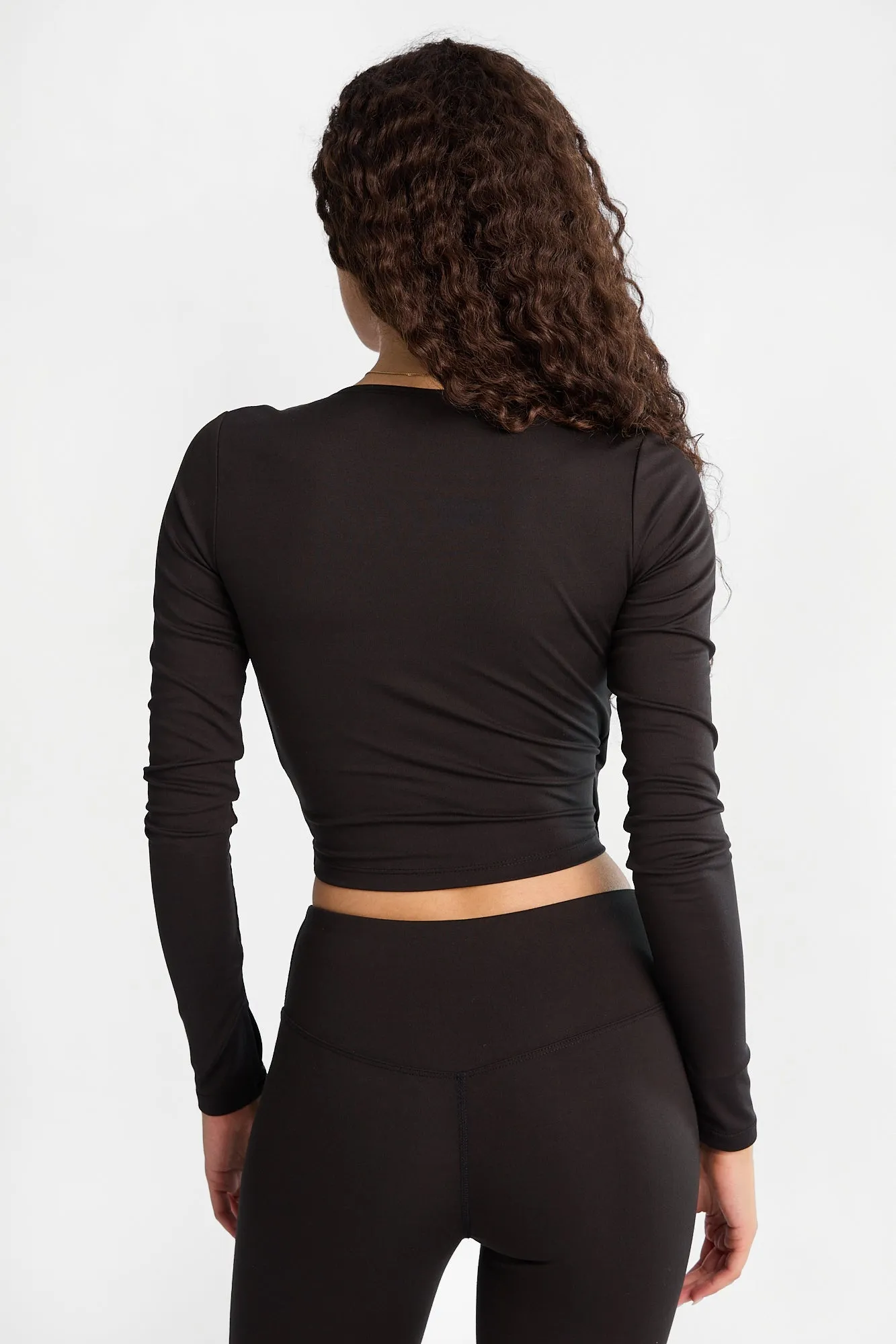 Long Sleeve Wrap Top sold by Bluenotes product image thumbnail 4