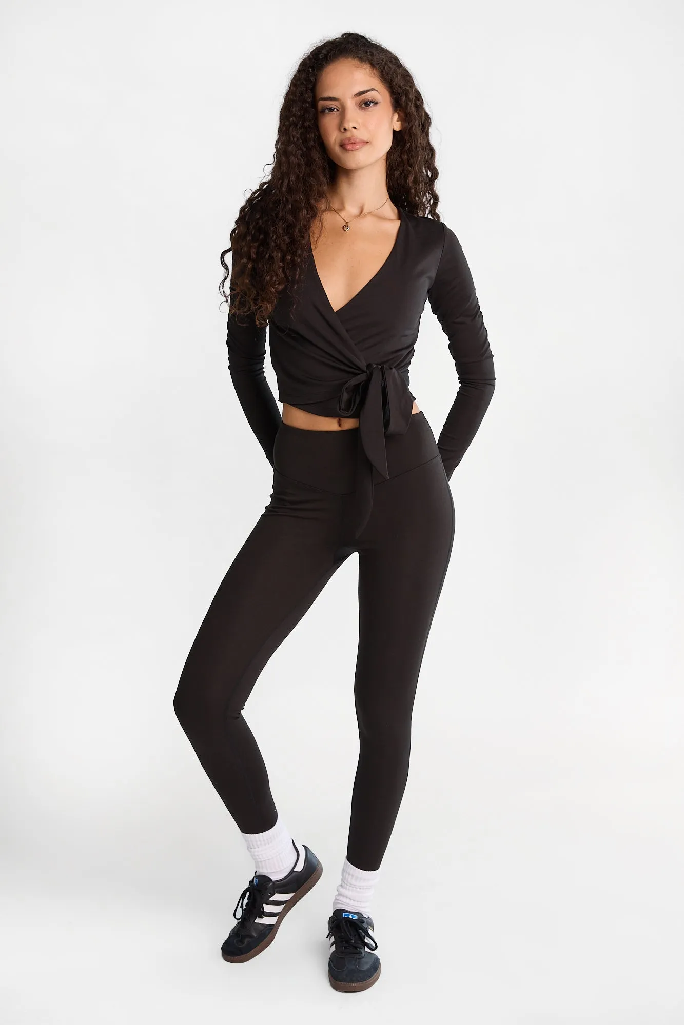 Long Sleeve Wrap Top sold by Bluenotes product image thumbnail 5