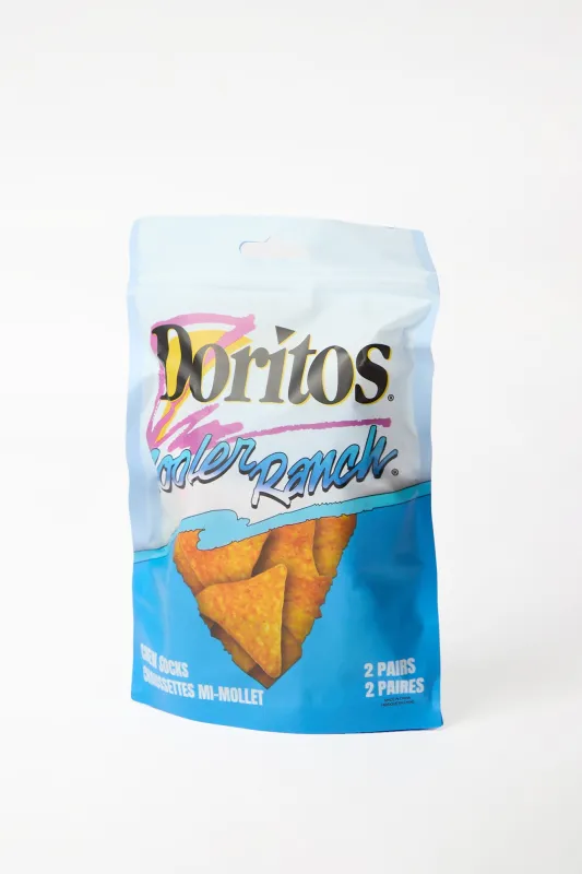 Doritos Cooler Ranch Crew Socks Giftable 2-Pack made by Bluenotes