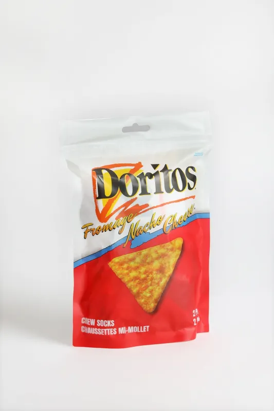 Doritos Cheese Crew Socks Giftable 2-Pack made by Bluenotes