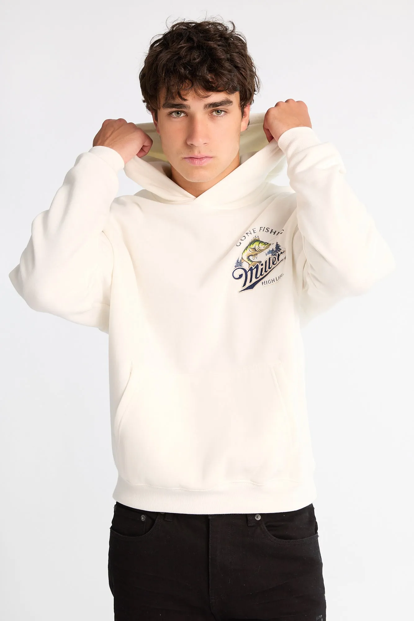 Miller Gone Fishing Graphic Hoodie sold by Bluenotes product image thumbnail 3