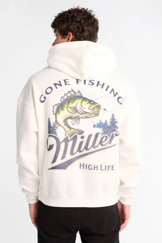 Miller Gone Fishing Graphic Hoodie made by Aeropostale