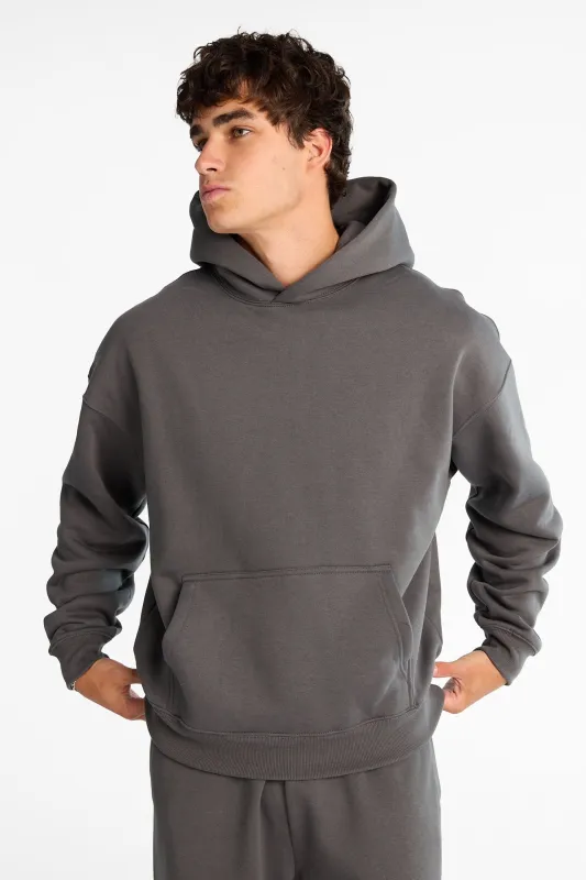 North Western Heavyweight Fleece Boxy Hoodie made by Bluenotes