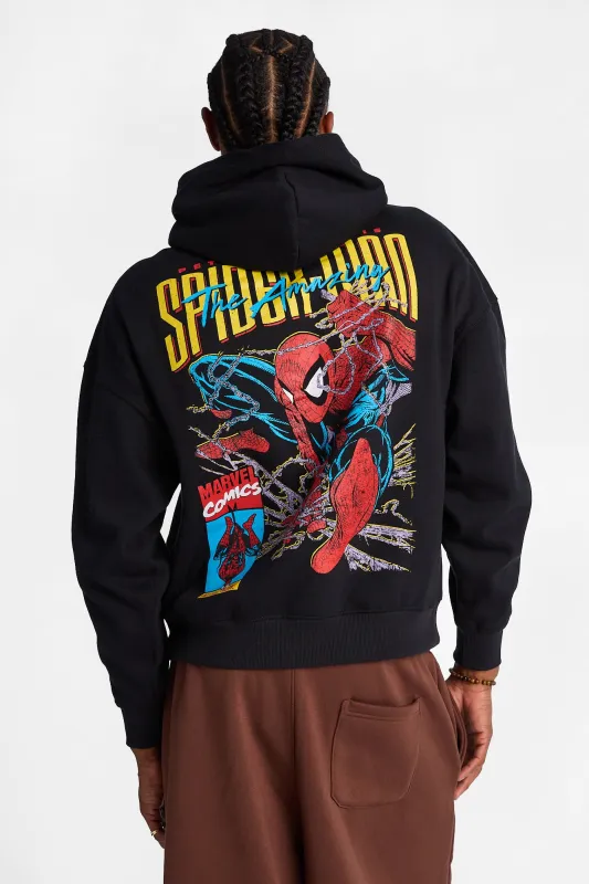 The Amazing Spider-Man Graphic Boxy Hoodie made by Bluenotes