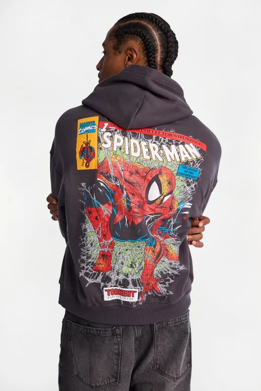 The Amazing Spider-Man Graphic Boxy Hoodie made by Bluenotes