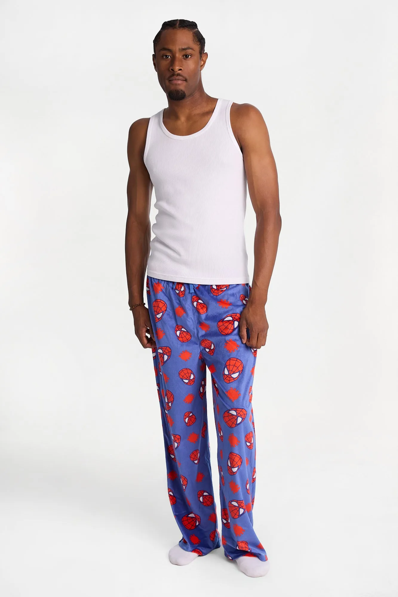 Spider-Man Silky Fleece Pajama Pants sold by Bluenotes product image thumbnail 4