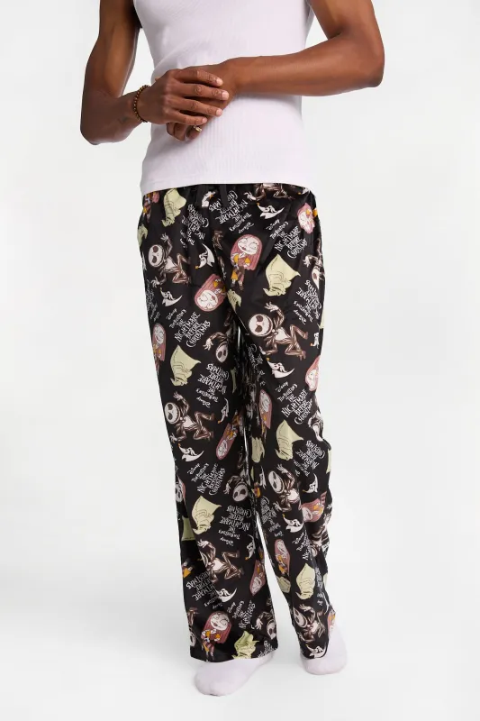 The Nightmare Before Christmas Jack & Sally Silky Fleece Pajama Pants made by Bluenotes