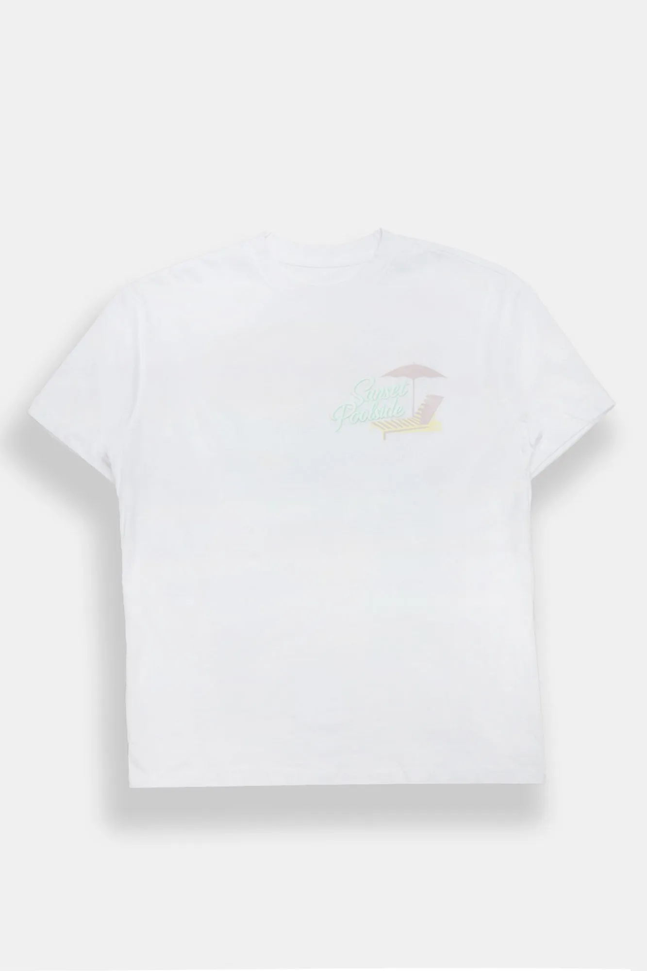 Sunset Poolside Graphic Super Soft Boyfriend Tee sold by Bluenotes product image thumbnail 2