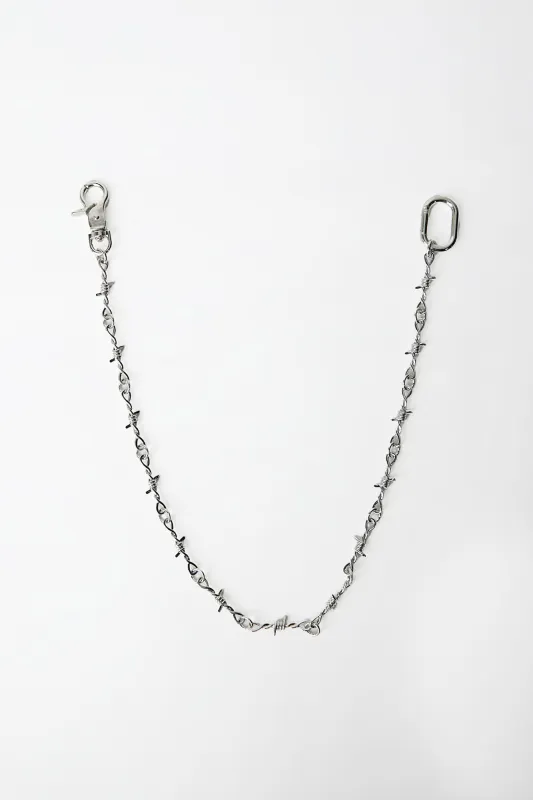Barbed Wire Wallet Chain made by Bluenotes