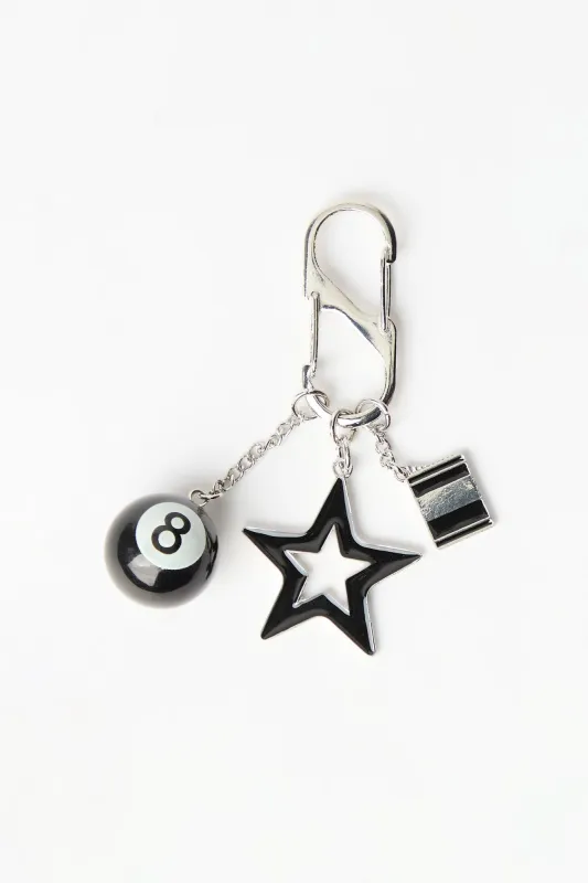 Good Luck Casino Metal Bag Charm made by Bluenotes