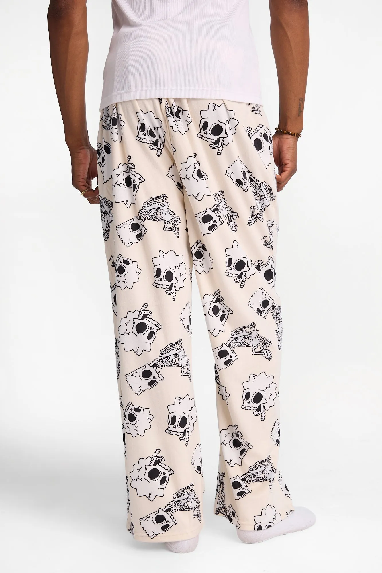 The Simpsons Skeletons Silky Fleece Pajama Pants sold by Bluenotes product image thumbnail 3