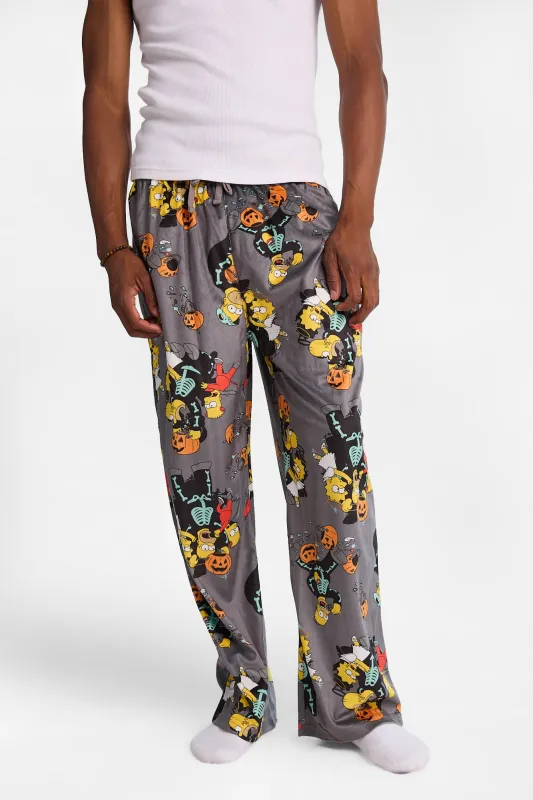 Spooky Simpsons Silky Fleece Pajama Pants made by Bluenotes