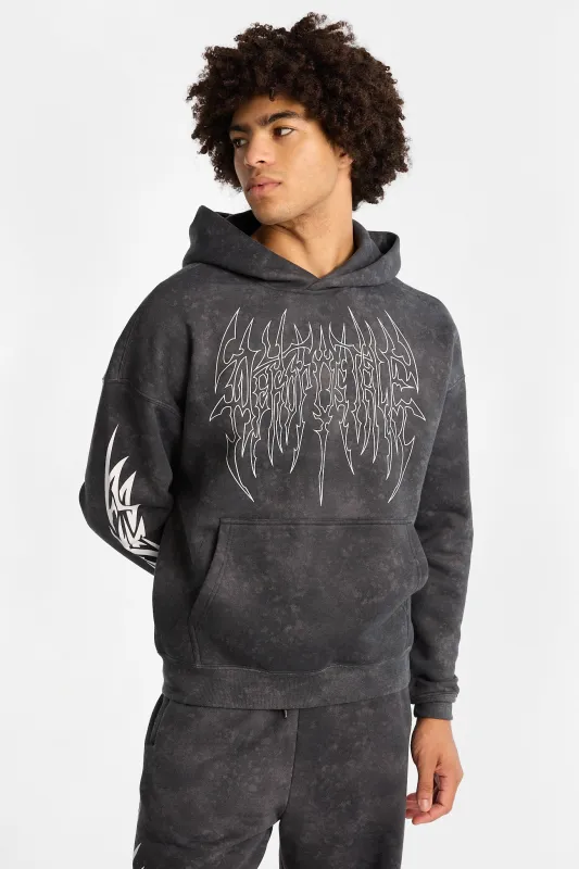 Aéropostale Cloud Soft Fleece Graphic Washed Boxy Hoodie made by Aeropostale