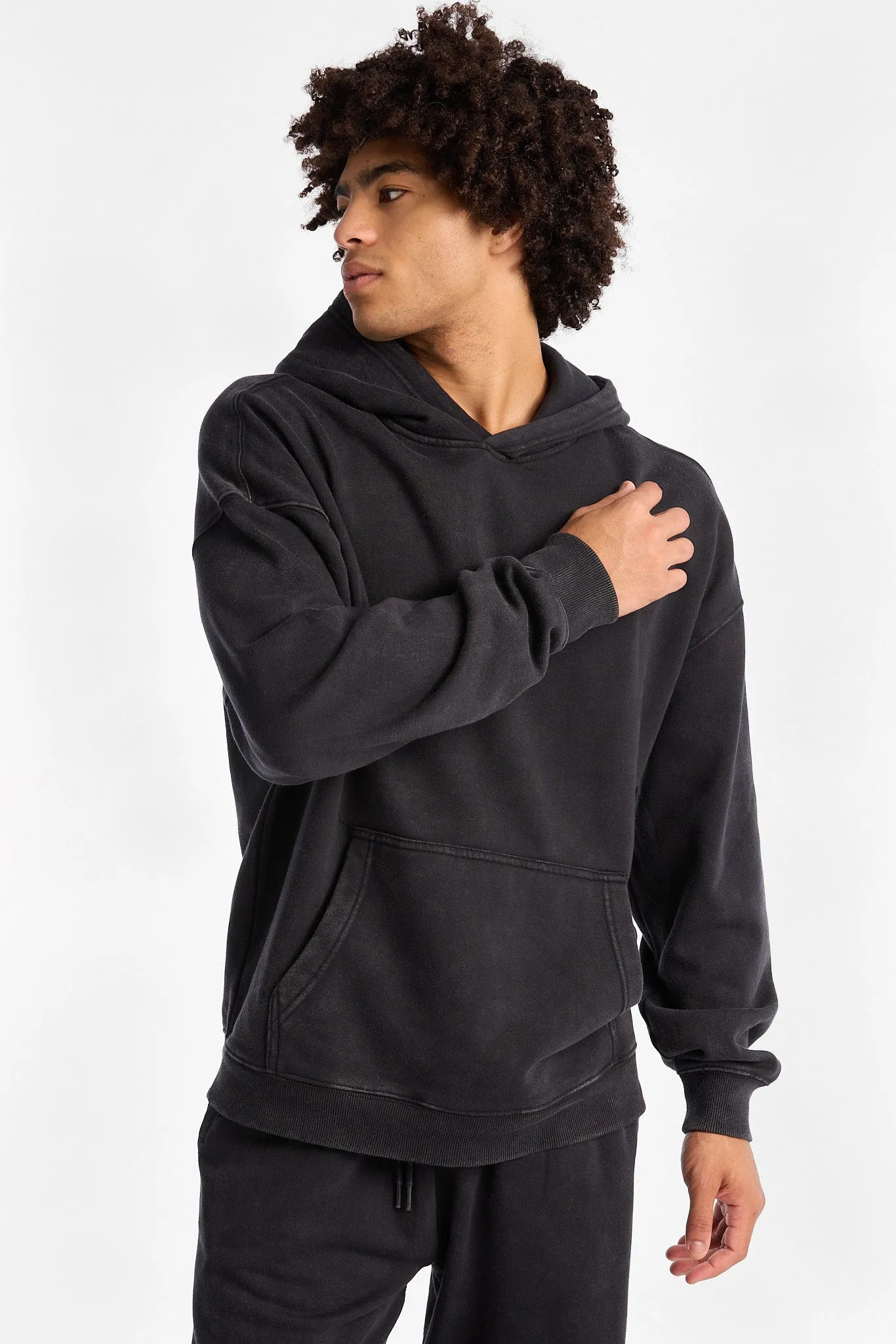 North Western Washed Boxy Hoodie sold by Bluenotes product image thumbnail 2
