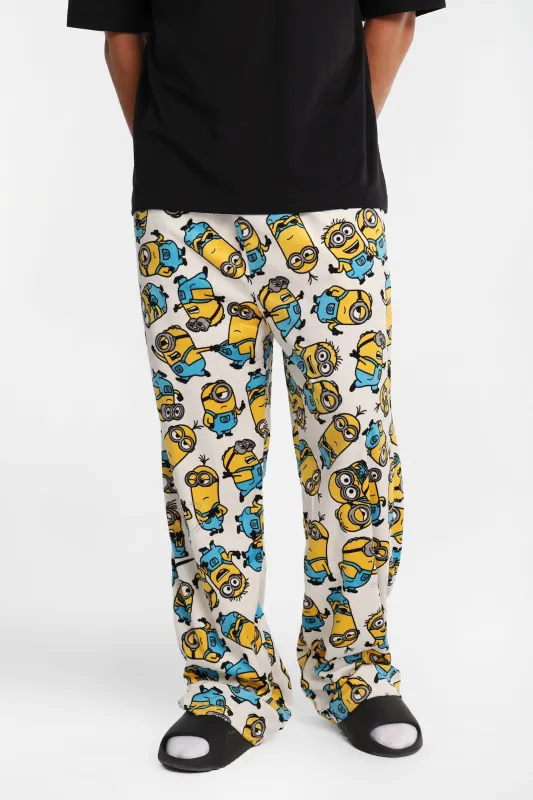 Minions Silky Fleece Pajama Pants made by Aeropostale