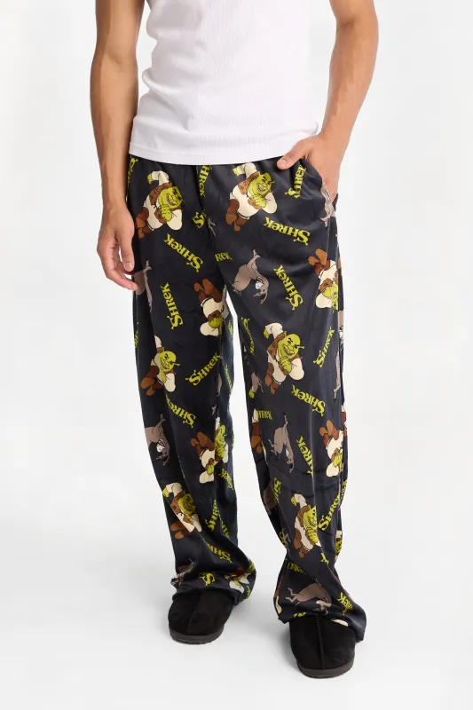 Shrek & Donkey Silky Fleece Pajama Pants made by Bluenotes