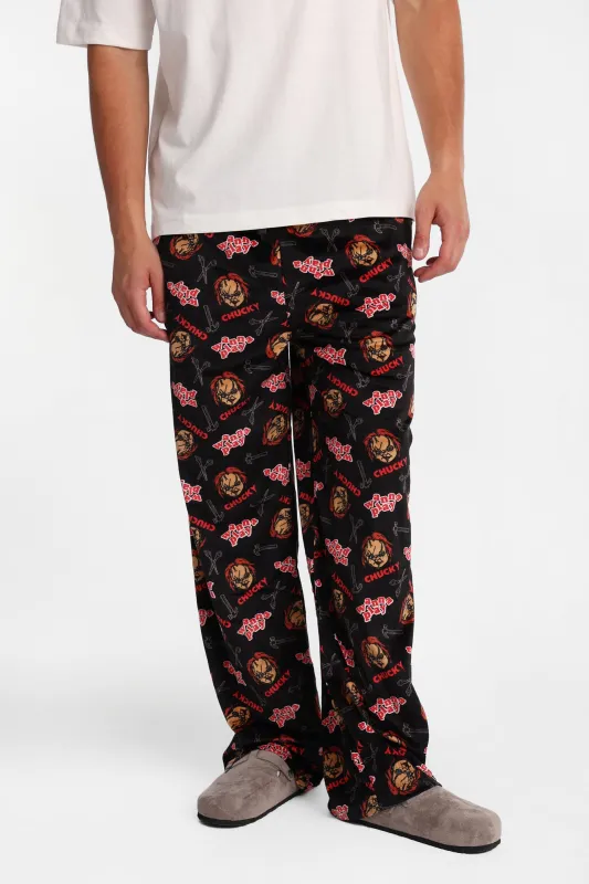 Chucky Silky Fleece Pajama Pants made by Bluenotes