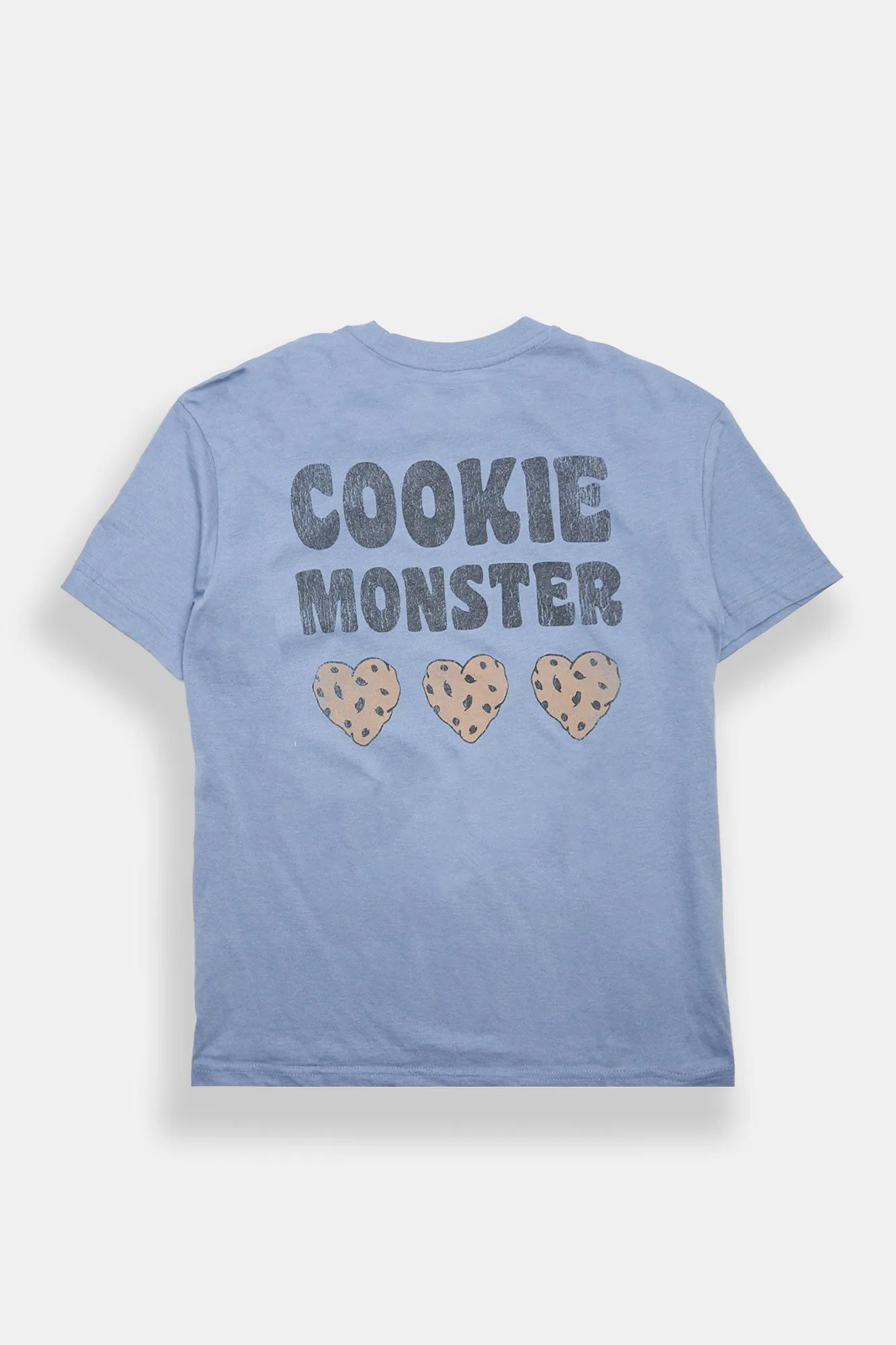 Cookie Monster Graphic Vintage Distressed Relaxed Boyfriend Tee sold by Bluenotes