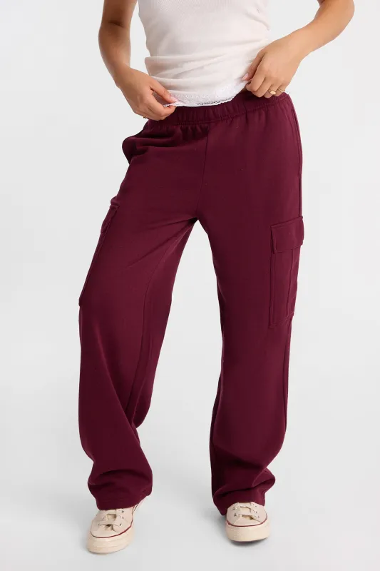 Cargo Wide Leg Sweatpants made by Bluenotes