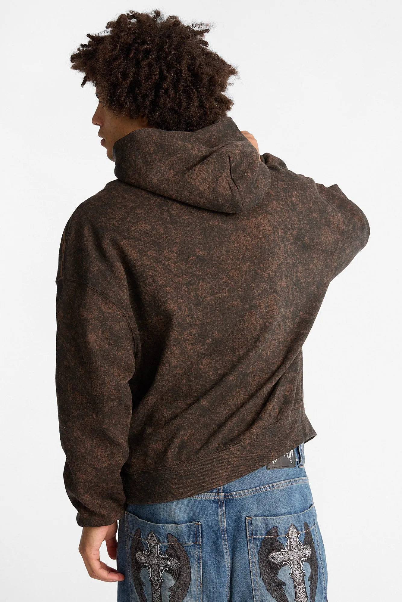 Arsenic Cobra Graphic Washed Boxy Hoodie sold by Bluenotes product image thumbnail 3