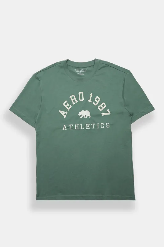 AERO 1987 Athletics Bear Graphic Tee made by Aeropostale