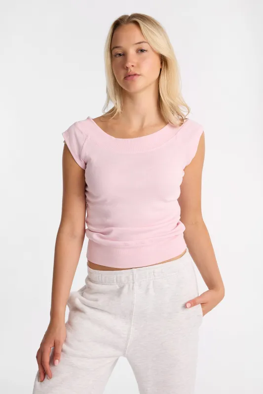 AERO Short Sleeve Open Neck Tee made by Aeropostale