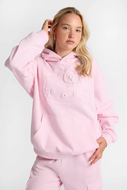 Hello Kitty Graphic Boyfriend Hoodie made by Bluenotes