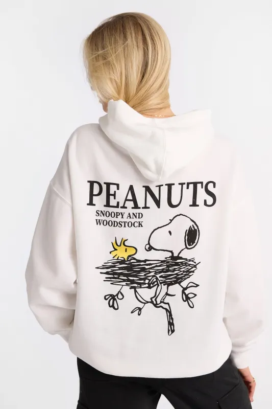 Peanuts Snoopy Nest Graphic Boyfriend Hoodie made by Bluenotes