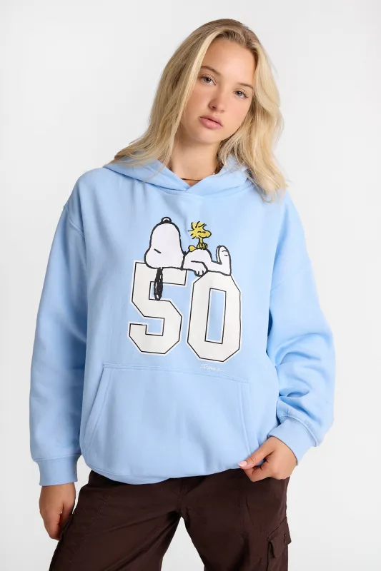 Peanuts Snoopy Graphic Boyfriend Hoodie made by Bluenotes