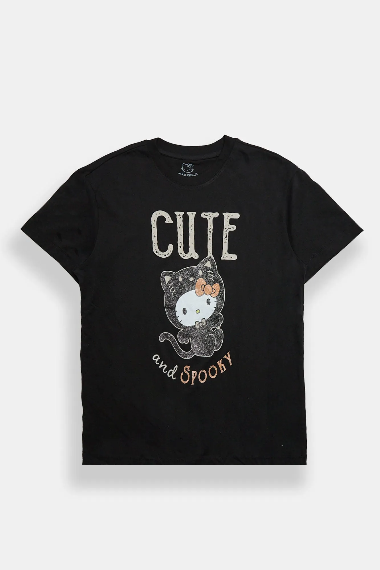 Hello Kitty Spooky Graphic Boyfriend Tee sold by Bluenotes