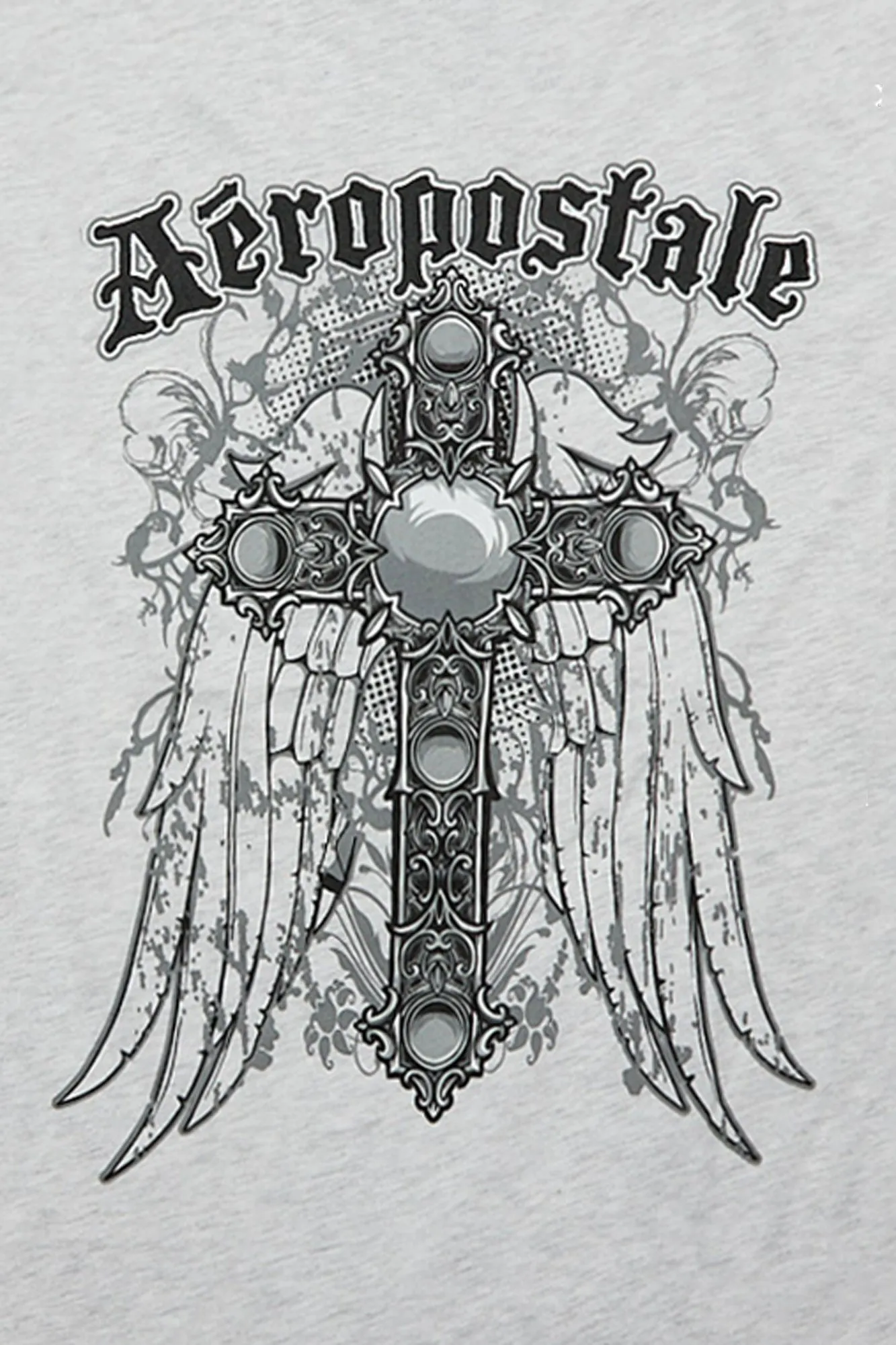 AERO Angel Wings Graphic Relaxed Boyfriend Tee sold by Bluenotes product image thumbnail 2