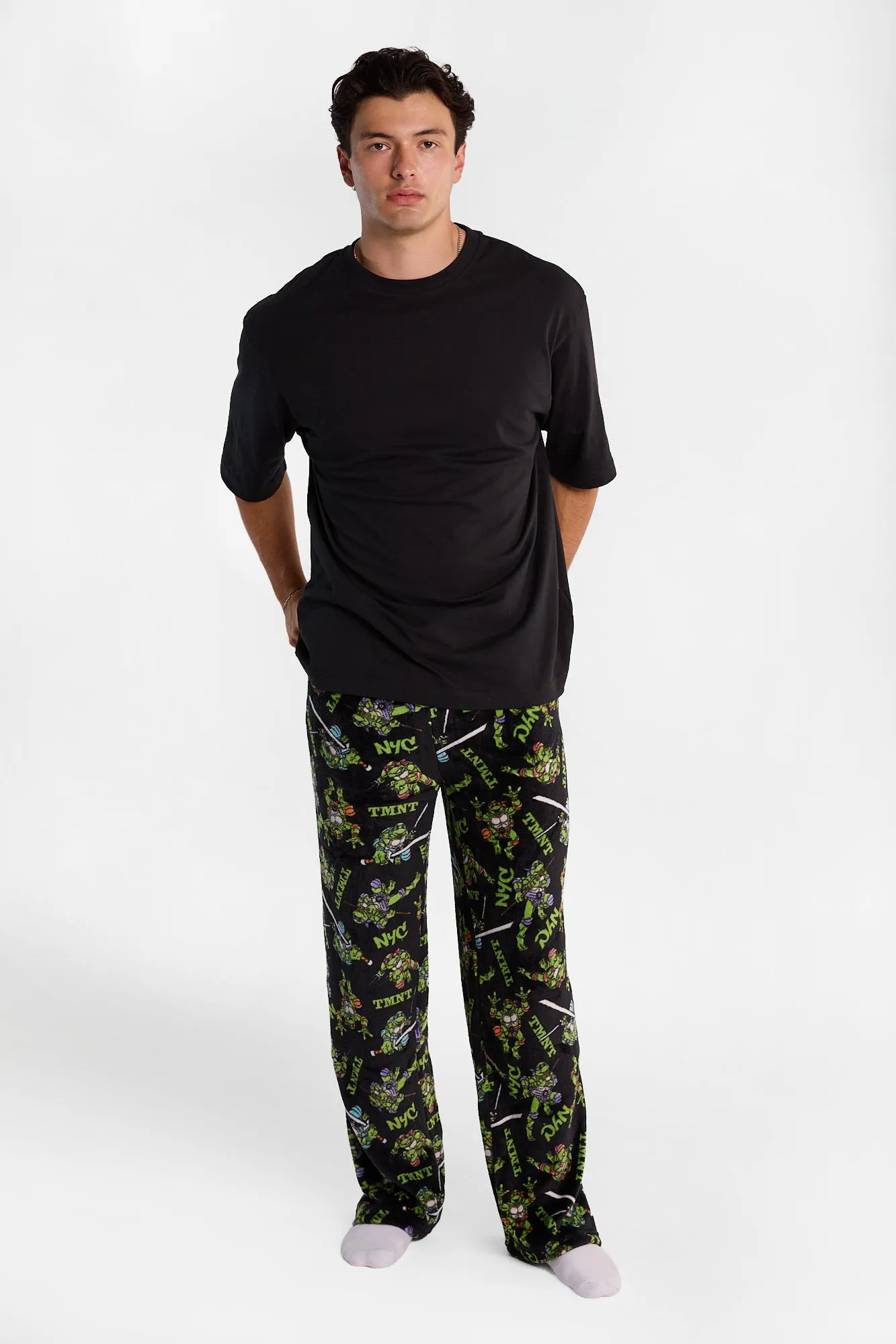 Teenage Mutant Ninja Turtles Plush Pajama Pants sold by Bluenotes product image thumbnail 4