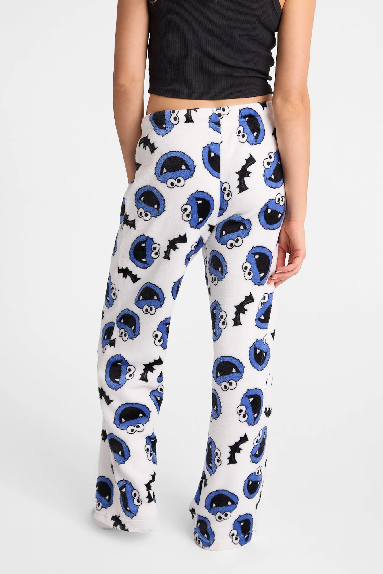 Cookie Monster Bats Plush Pajama Pants sold by Bluenotes product image thumbnail 3