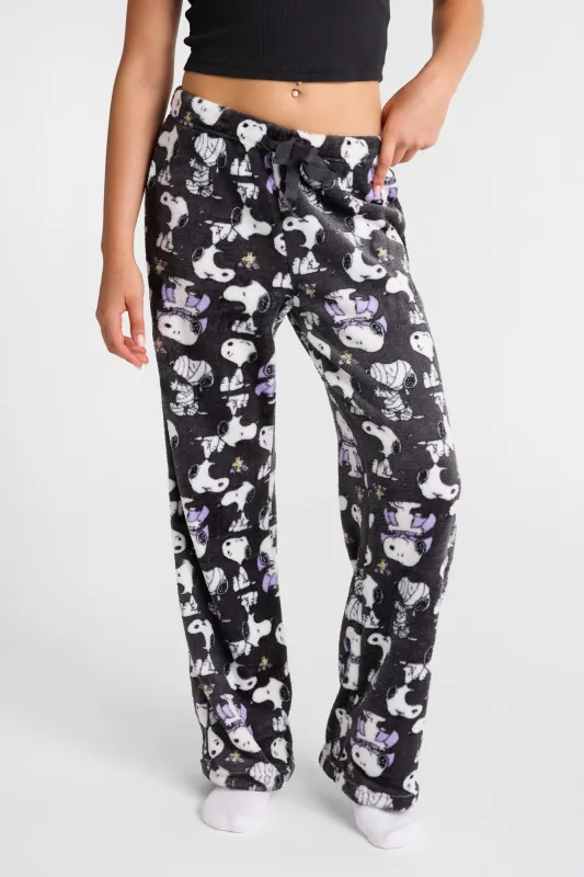 Peanuts Snoopy Vampire Plush Pajama Pants made by Bluenotes